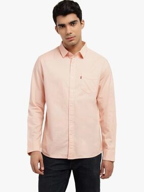 Levi's Light Pink Long-Sleeve Button-Up Shirt